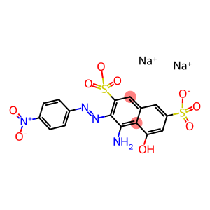 4-AMINO-5-HYDROXY-3-(4-NITROPHENYLAZO)-2,7-NAPHTHALENEDISULFONIC ACID DISODIUM SALT