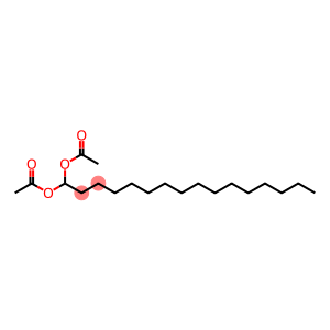 Diacetic acid hexadecane-1-ylidene ester