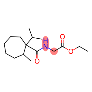 Glycine, N-[[2-methyl-1-(1-methylethyl)cycloheptyl]carbonyl]-, ethyl ester