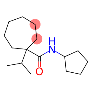 N-cyclopentyl-1-isopropylcycloheptanecarboxamide