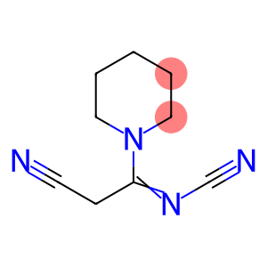 1-[2-cyano-1-(cyanoimino)ethyl]piperidine