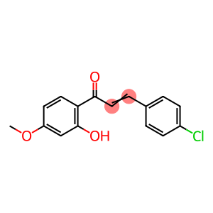 2-Propen-1-one, 3-(4-chlorophenyl)-1-(2-hydroxy-4-methoxyphenyl)-