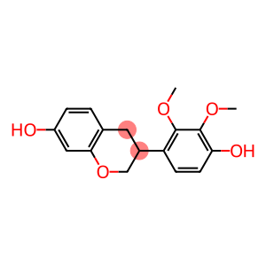 2H-1-Benzopyran-7-ol, 3,4-dihydro-3-(4-hydroxy-2,3-dimethoxyphenyl)-, (+)-