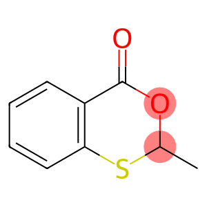 9-methyl-8-oxa-10-thiabicyclo[4.4.0]deca-1,3,5-trien-7-one