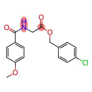 4-chlorobenzyl[(4-methoxybenzoyl)amino]acetate