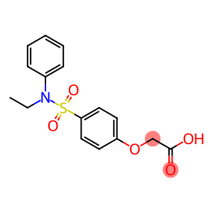 2-{4-[ethyl(phenyl)sulfamoyl]phenoxy}acetic acid