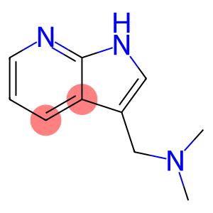 7-Azagramine,  3-(Dimethylaminomethyl)-1H-pyrrolo[2,3-b]pyridine,  Dimethyl-(1H-pyrrolo[2,3-b]-3-pyridinylmethyl)amine