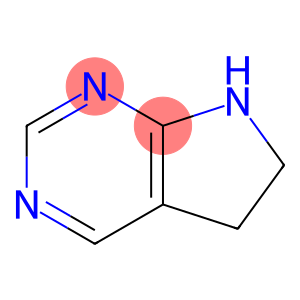 5H-Pyrrolo[2,3-d]pyrimidine, 6,7-dihydro- (8CI,9CI)