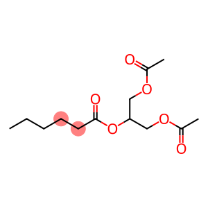 Hexanoic acid 2-acetyloxy-1-[(acetyloxy)methyl]ethyl ester