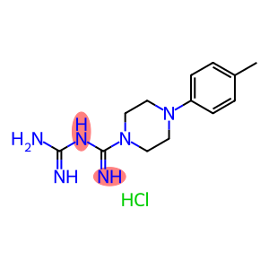1-Piperazinecarboximidamide, N-(aminoiminomethyl)-4-(4-methylphenyl)-, hydrochloride (1:1)