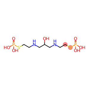 2,12-Dithia-5,9-diaza-1,13-diphosphatridecan-7-ol, 1,1,13,13-tetrahydroxy-, 1,13-dioxide (9CI)