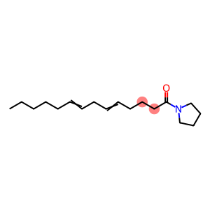 1-(1-Oxo-5,8-tetradecadienyl)pyrrolidine