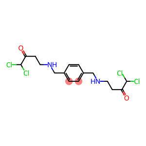4,4'-[1,4-Phenylenebis(methyleneimino)]bis(1,1-dichloro-2-butanone)