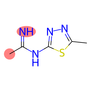 Ethanimidamide,  N-(5-methyl-1,3,4-thiadiazol-2-yl)-