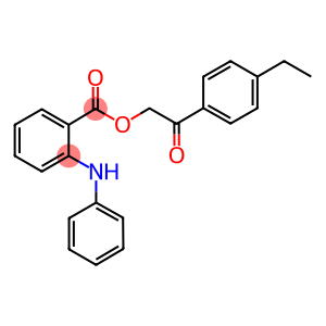 2-(4-ethylphenyl)-2-oxoethyl 2-anilinobenzoate