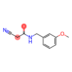 2-cyano-N-[(3-methoxyphenyl)methyl]acetamide