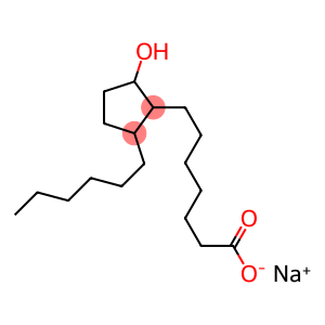 2-Hexyl-5-hydroxycyclopentaneheptanoic acid sodium salt