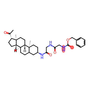 Glycinamide, N-[(3α)-20-oxopregnan-3-yl][(phenylmethoxy)carbonyl]glycyl- (9CI)