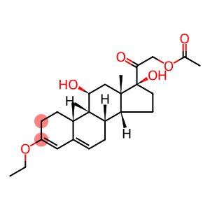 3-Aethoxy-21-acetoxy-11β,17α-dihydroxy-pregn-3,5-dien-20-on