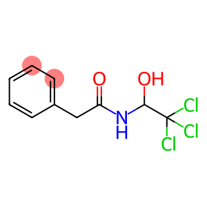 2-phenyl-N-(2,2,2-trichloro-1-hydroxy-ethyl)acetamide