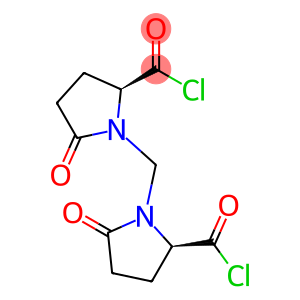 2-Pyrrolidinecarbonyl chloride, 1,1'-methylenebis[5-oxo-, [S-(R*,R*)]- (9CI)