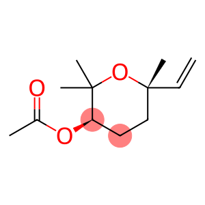 2H-Pyran-3-ol, 6-ethenyltetrahydro-2,2,6-trimethyl-, acetate, (3R,6S)-rel-