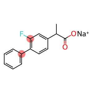 Sodium 3-fluoro-4-phenyl hydratropate