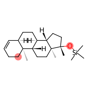 Silane, trimethyl[[(5β,17β)-17-methylandrost-3-en-17-yl]oxy]- (9CI)