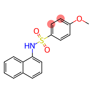 Benzenesulfonamide, 4-methoxy-N-1-naphthalenyl-