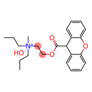 METHYLDIPROPYL[2-[(9H-XANTHEN-9-YLCARBONYL)OXY]ETHYL]AMMONIUM HYDROXIDE