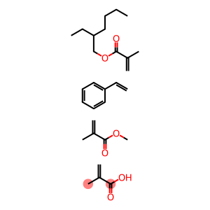 2-Propenoic acid, 2-methyl-, polymer with ethenylbenzene, 2-ethylhexyl 2-methyl-2-propenoate and methyl 2-methyl-2-propenoate