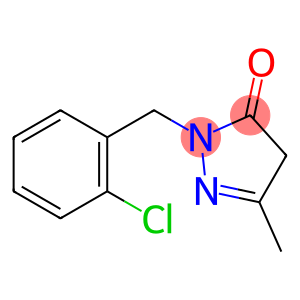 1-[(2-chlorophenyl)methyl]-3-methyl-4,5-dihydro-1H-pyrazol-5-one