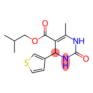 5-Pyrimidinecarboxylicacid,1,2,3,4-tetrahydro-6-methyl-2-oxo-4-(3-thienyl)-,2-methylpropylester(9CI)