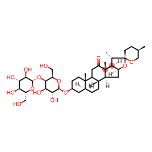 (25R)-3β-[(4-O-β-D-Glucopyranosyl-β-D-galactopyranosyl)oxy]-5α-spirostan-12-one