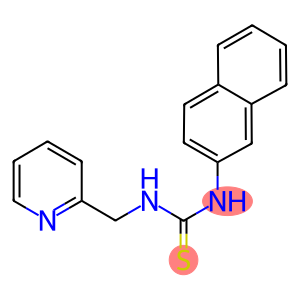 N-(2-naphthyl)-N'-(2-pyridinylmethyl)thiourea