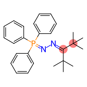 3-Pentanone, 2,2,4,4-tetramethyl-, 2-(triphenylphosphoranylidene)hydrazone