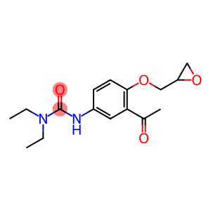3-(3-acetyl-4-(oxiran-2-ylMethoxy)phenyl)-1,1-diethylurea