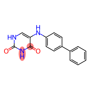 2,4(1H,3H)-Pyrimidinedione, 5-([1,1'-biphenyl]-4-ylamino)-