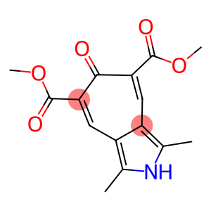 dimethyl 1,3-dimethyl-6-oxo-2,6-dihydrocyclohepta[c]pyrrole-5,7-dicarboxylate