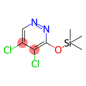 Pyridazine, 4,5-dichloro-3-[(trimethylsilyl)oxy]-