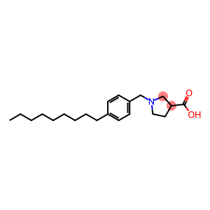 3-Pyrrolidinecarboxylic acid, 1-[(4-nonylphenyl)methyl]-