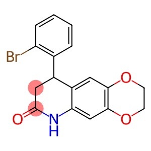 9-(2-bromophenyl)-2,3,8,9-tetrahydro[1,4]dioxino[2,3-g]quinolin-7(6H)-one