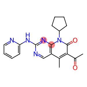 Pyrido[2,3-d]pyrimidin-7(8H)-one, 6-acetyl-8-cyclopentyl-5-methyl-2-(2-pyridinylamino)-