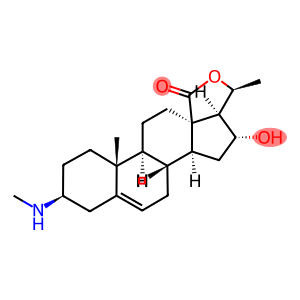 (20S)-16α,20-Dihydroxy-3β-(methylamino)pregn-5-en-18-oic acid 18,20-lactone