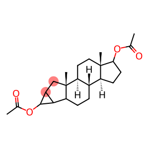 2,4-Cycloandrostane-3,17-diol, diacetate, (2α,3α,4α,5α,17β)- (9CI)