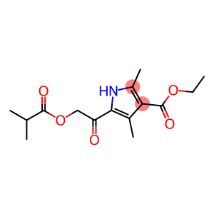 1H-Pyrrole-3-carboxylicacid,2,4-dimethyl-5-[(2-methyl-1-oxopropoxy)acetyl]-,ethylester(9CI)