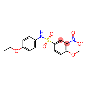 Benzenesulfonamide, N-(4-ethoxyphenyl)-4-methoxy-3-nitro-