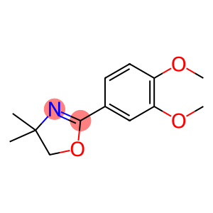 Oxazole, 2-(3,4-dimethoxyphenyl)-4,5-dihydro-4,4-dimethyl-