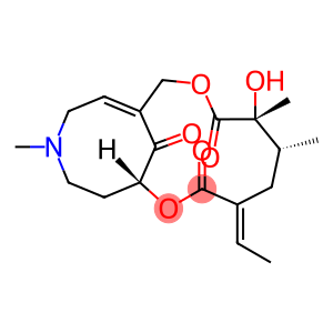 (15E)-12-Hydroxy-4-methyl-4,8-secosenecionan-8,11,16-trione