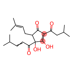 3,4-Dihydroxy-5-(3-methyl-2-butenyl)-2-(3-methyl-1-oxobutyl)-4-(4-methyl-1-oxo-2-pentenyl)-2-cyclopenten-1-one